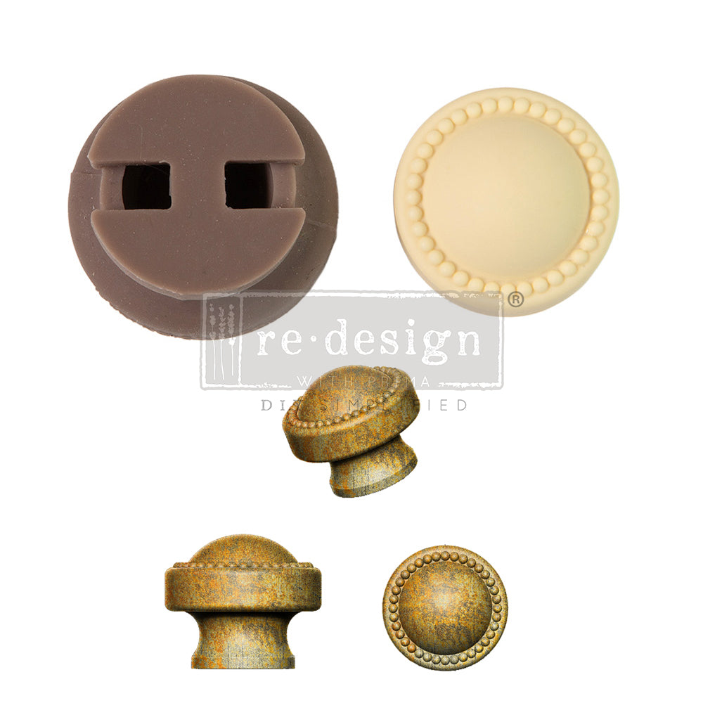 Molde Re Design With Prima - Cece Knob Mould - Pearl Inlay