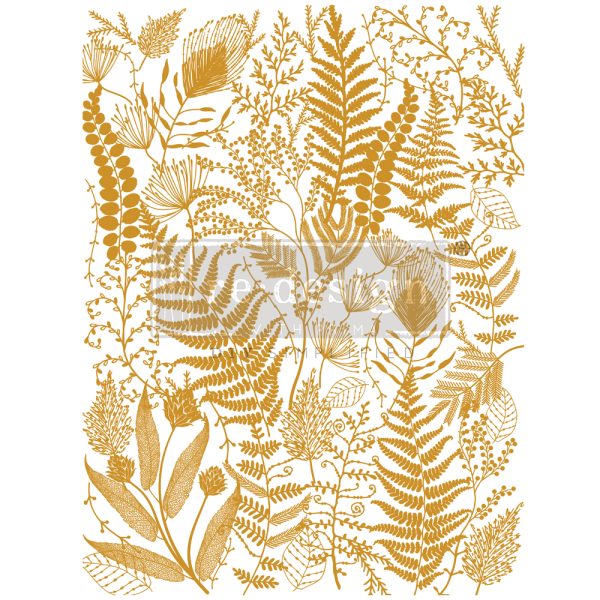 Kacha Decor Transfers Gold Foil - Foliage Finesse